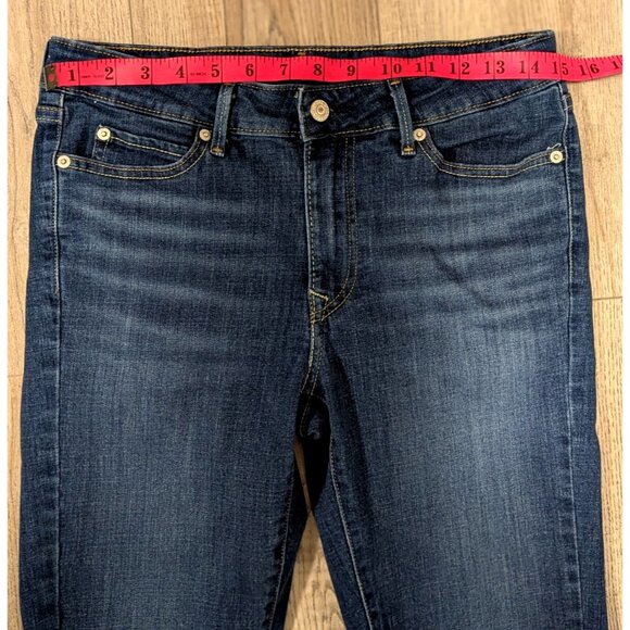 Levi's 711 Skinny Jeans Women’s Size 29 x 30 Mid Rise Stretch Blue Denim - Picture 9 of 11